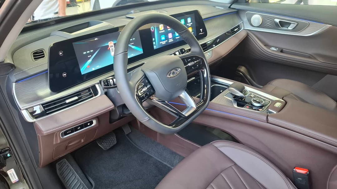Interior do Caoa Chery Tiggo 8 PHEV