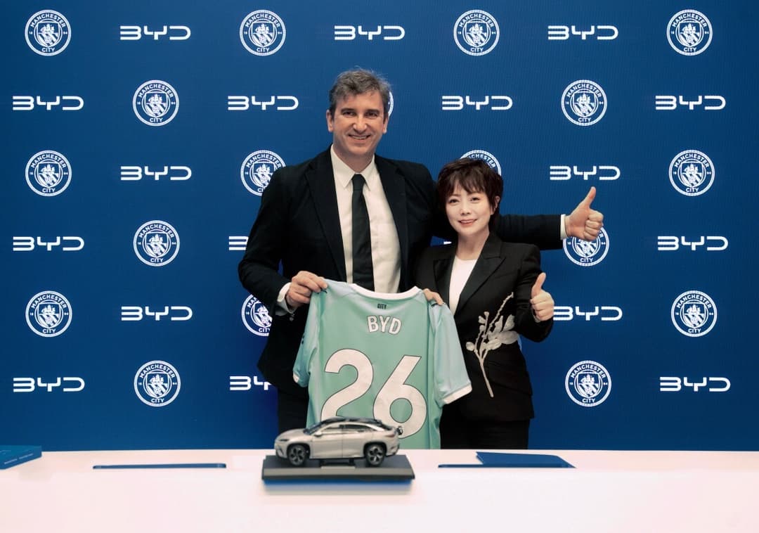 CEOs de BYD e Manchester City