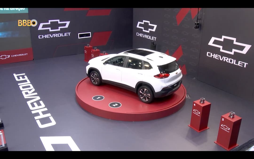 Chevrolet Tracker em prova do BBB