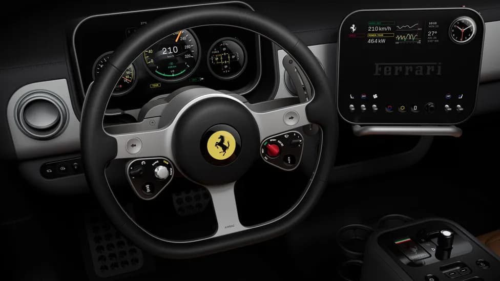 Carro elétrico da Ferrari