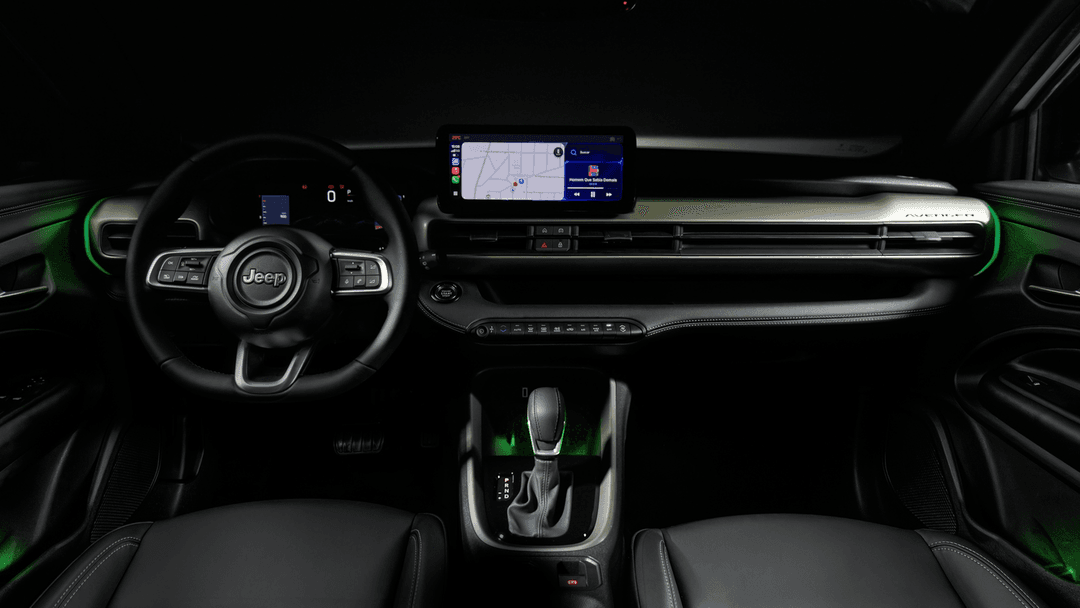Interior do Jeep Avenger nacional