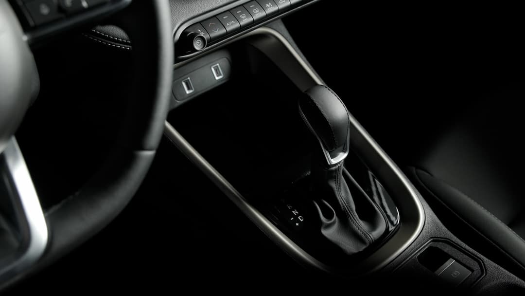 Manopla de câmbio do novo SUV da Jeep
