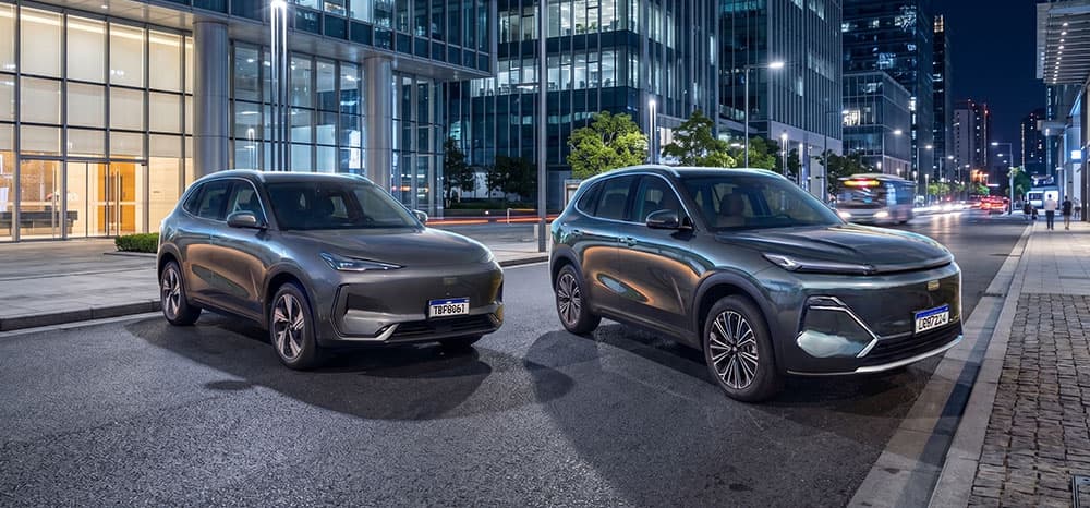Geely EX5 elétrico e híbrido