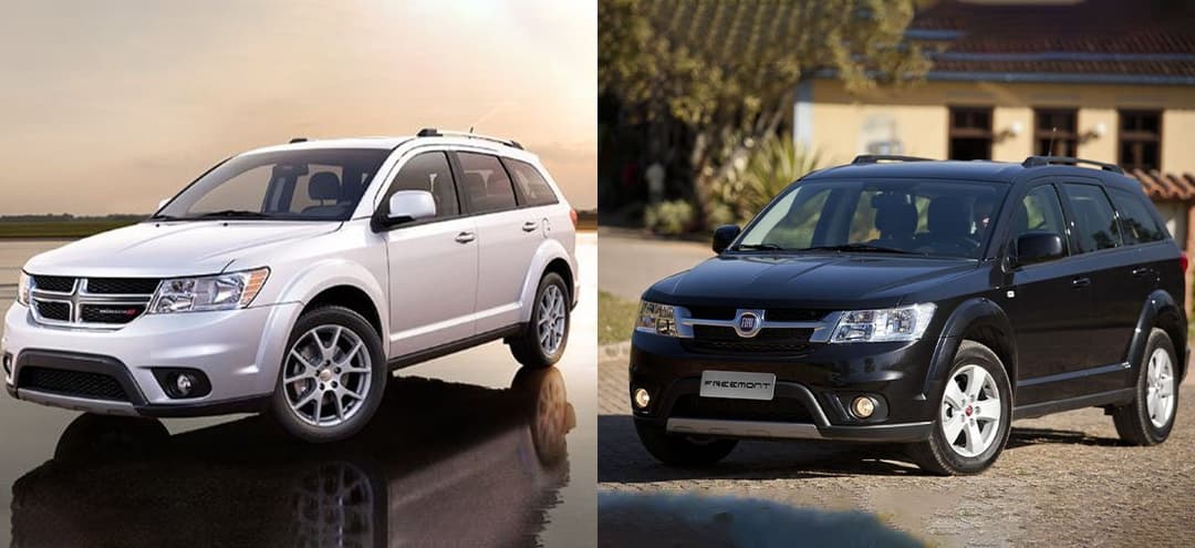 Dodge Journey e Fiat Freemont: única diferença eram insígnia e preço