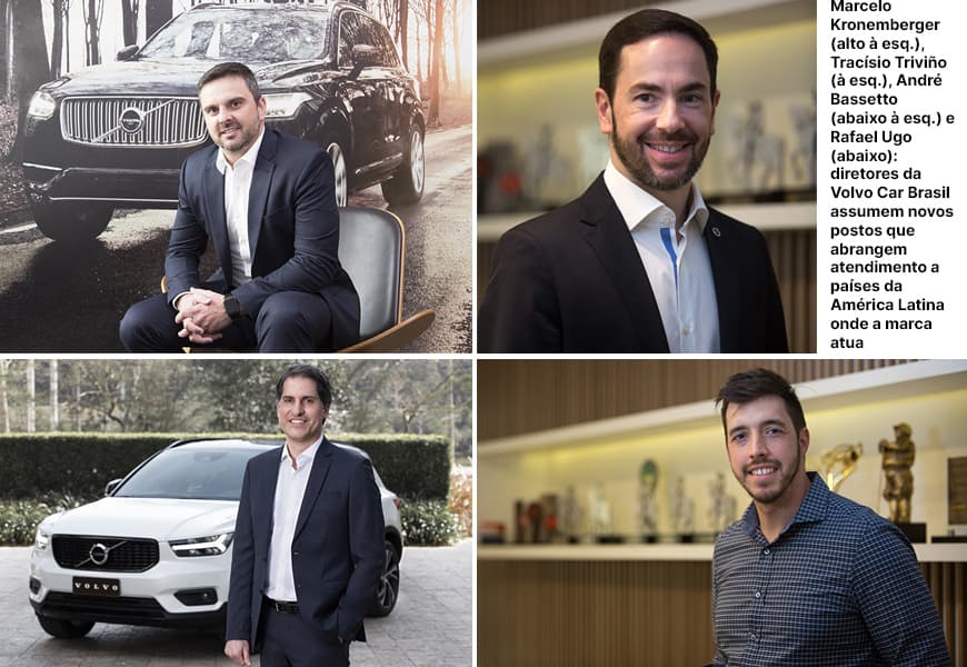 Diretores Volvo Car Brasil e Latin America Hub