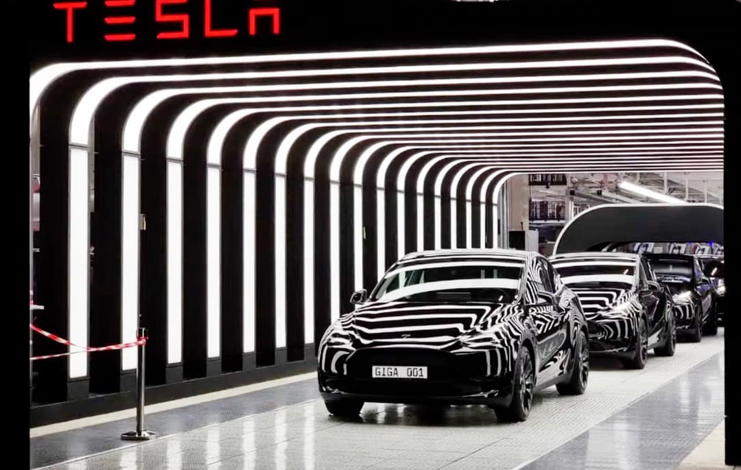 Tesla Model 3 na fábrica da Alemanha