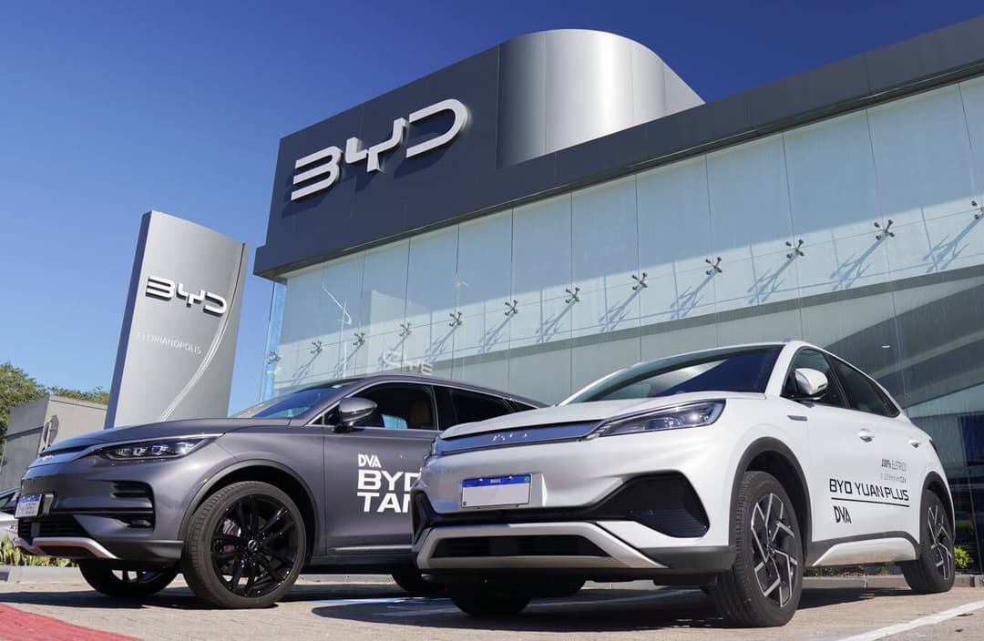 Concessionária da BYD em Florianópolis (SC)