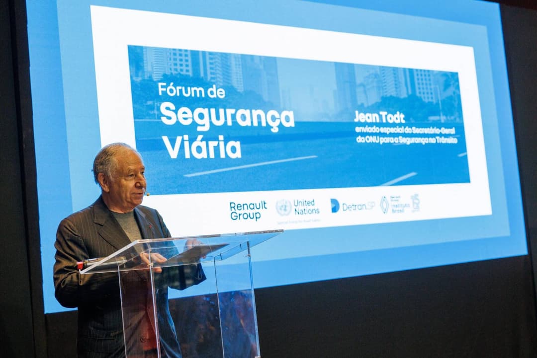 Jean Todt, enviado especial da ONU, fala sobre mortes no trânsito