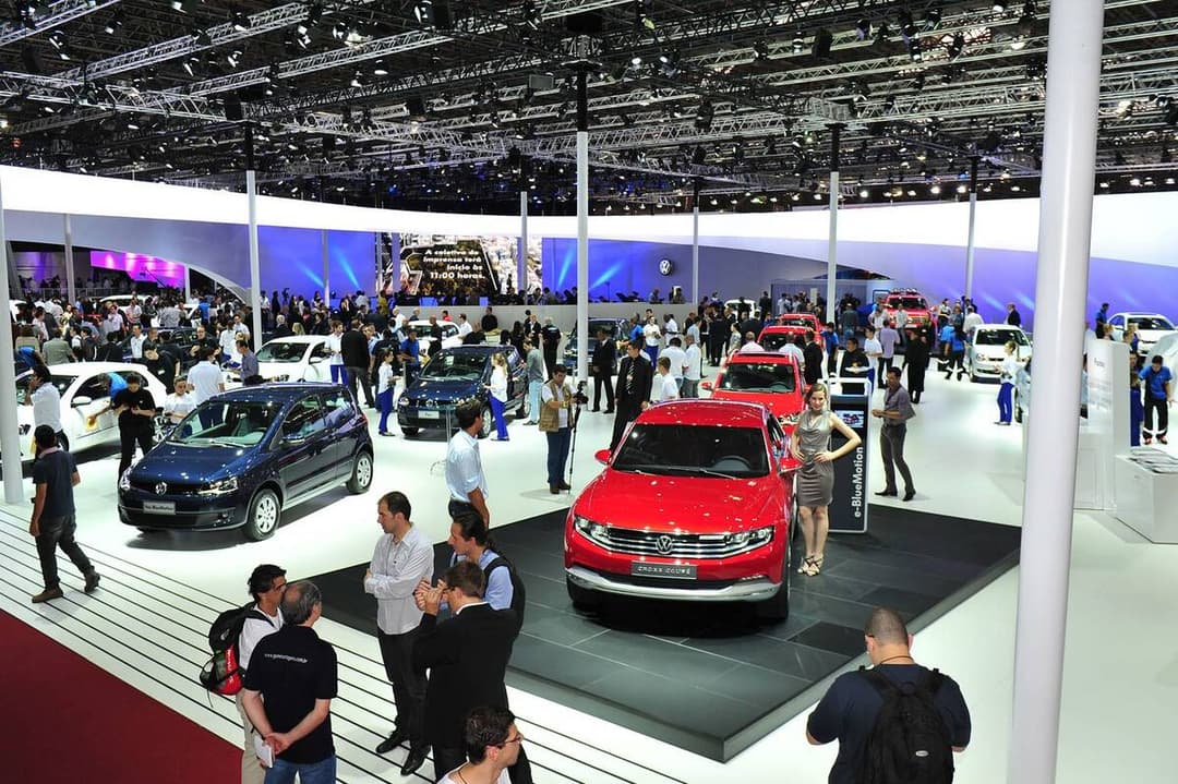 Estande da Volkswagen no Salão do Automóvel