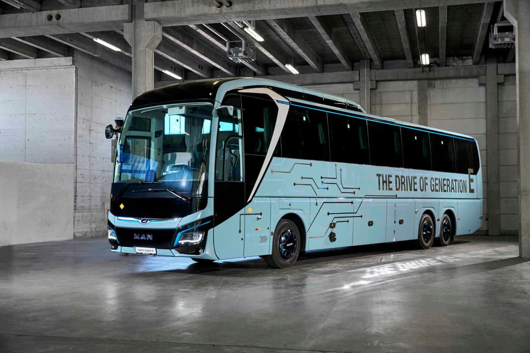 Ônibus elétrico da Man