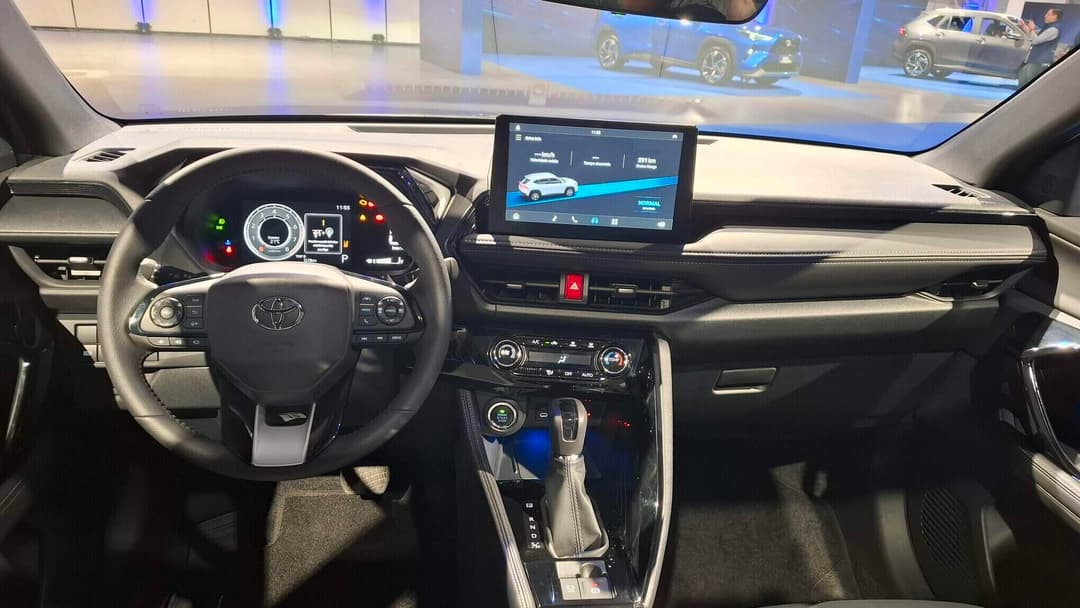 Interior do Yaris Cross