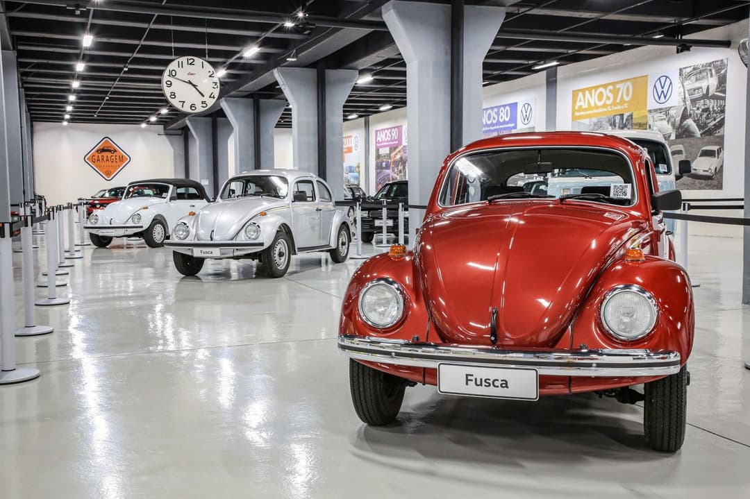 Volkswagen Fusca na Garagem VW