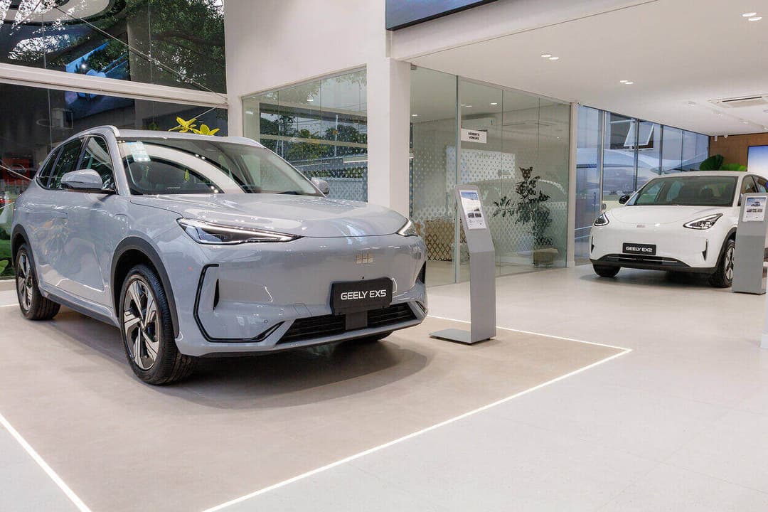 Showroom de concessionária Geely