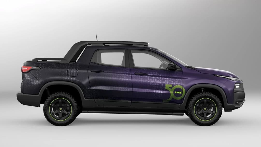 Fiat Toro especial de cinquentenário para festival Lollapalooza