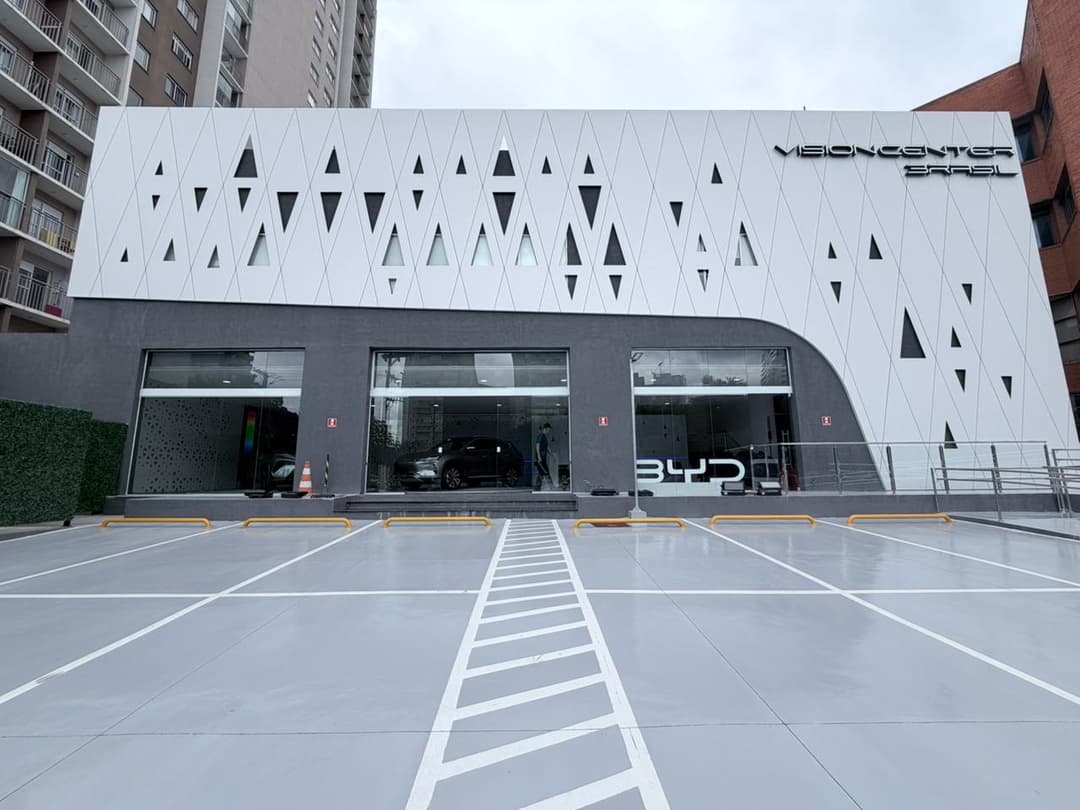 Vision Center da BYD, em São Paulo