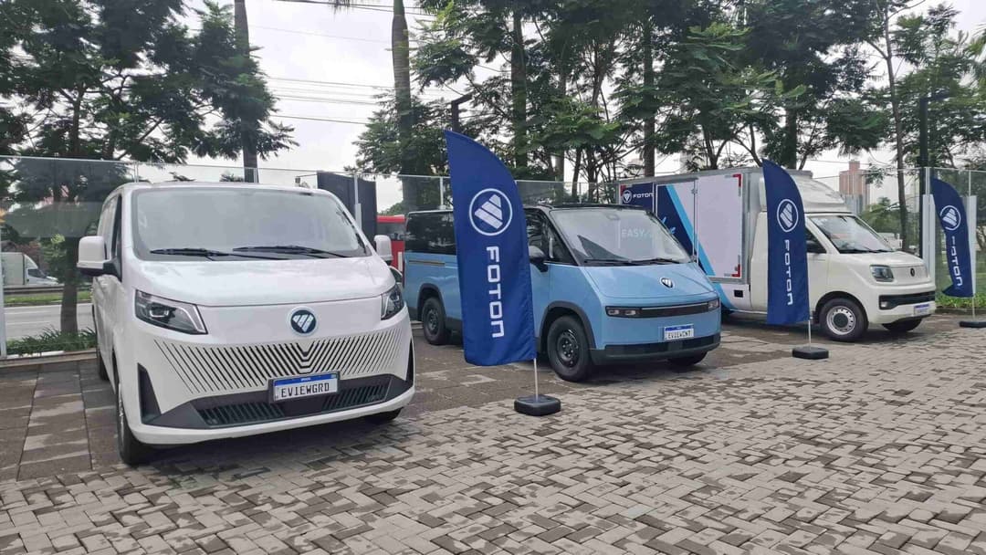 Veículos comerciais elétricos da Foton