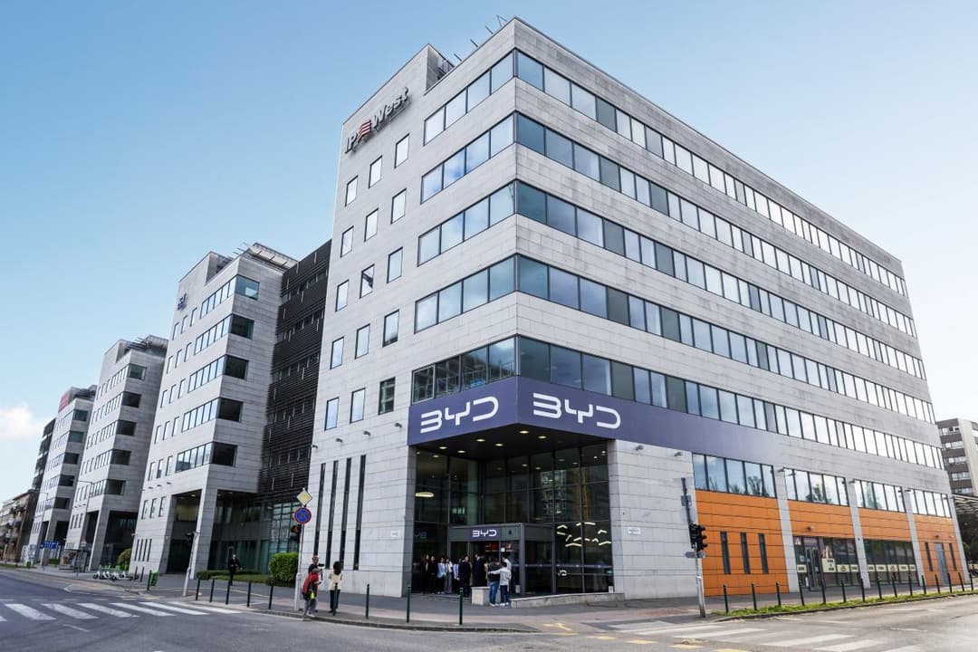 Centro de pesquisa e desenvolvimento da BYD em Budapeste, na Hungria