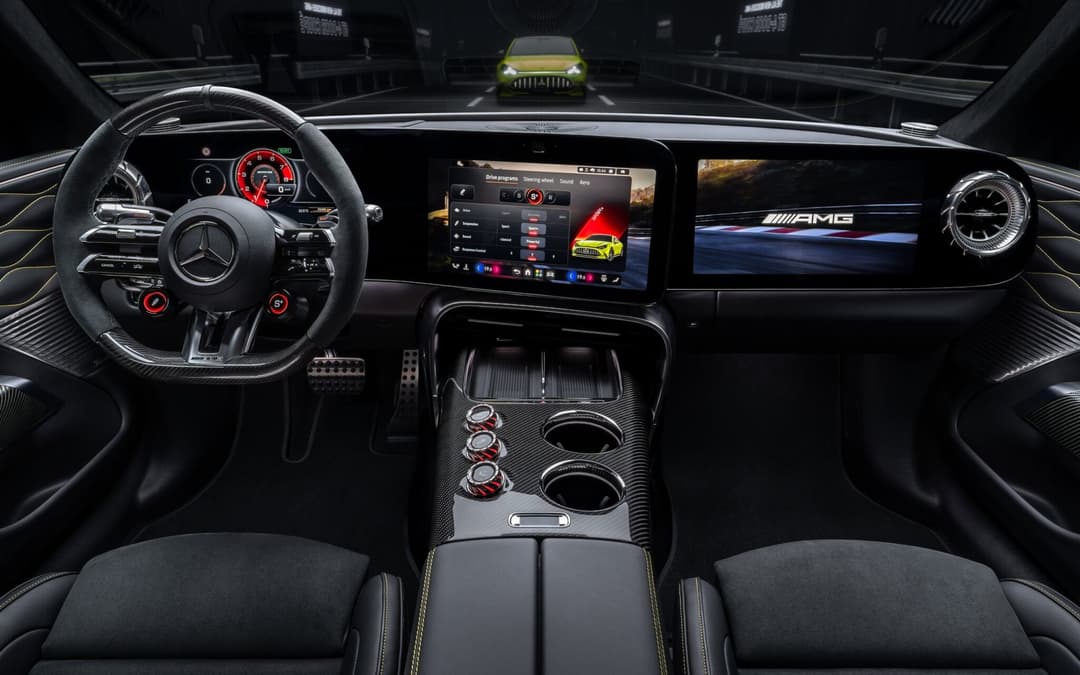 Cabine do novo AMG GT