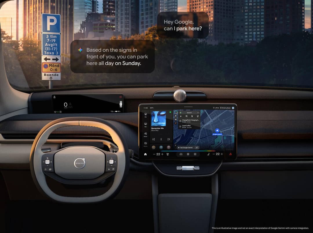 Integração com Volvo e Google por IA