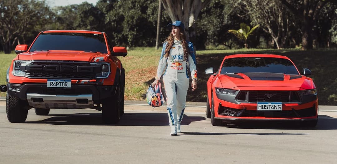 Rafa Ferreira é embaixadora da Ford no Brasil