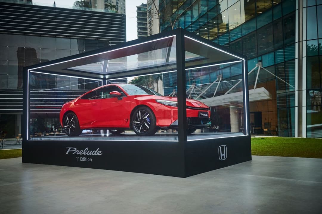 Honda Prelude em exposição em São Paulo