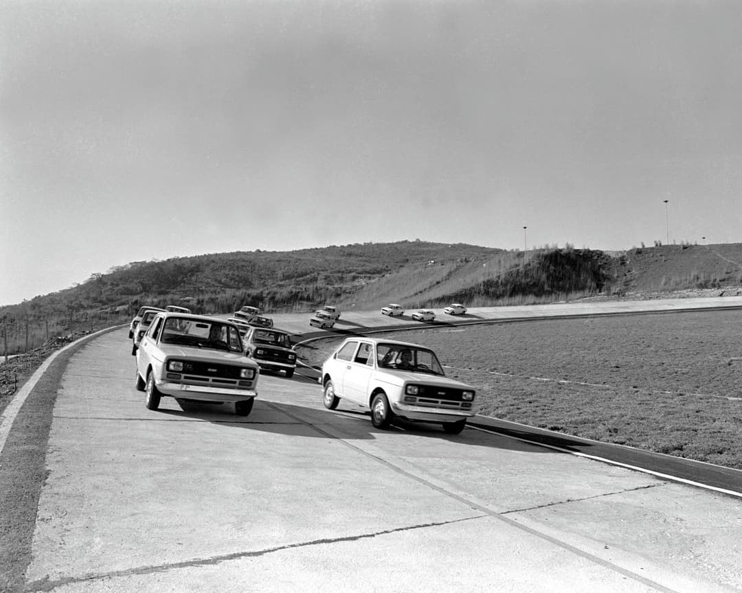 Pista de provas da Fiat Betim 1978