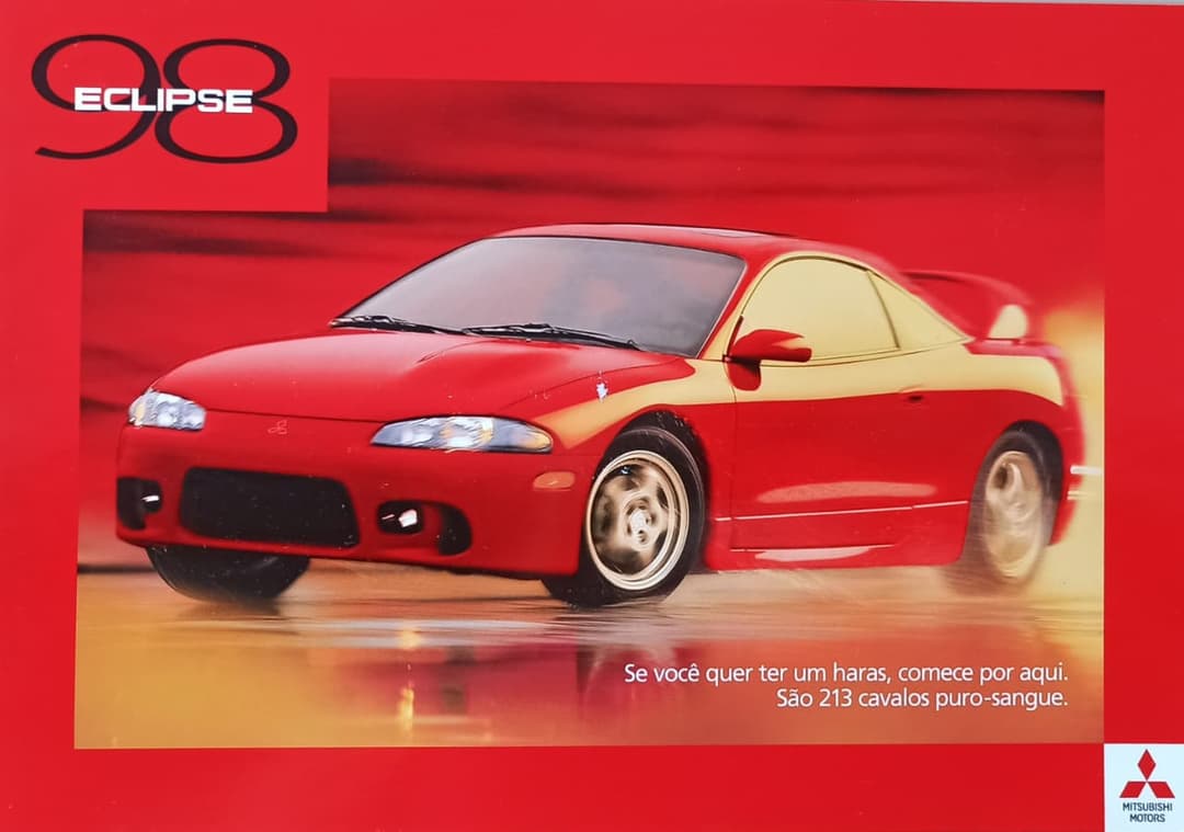 Peça publicitária do Mitsubishi Eclipse 1998