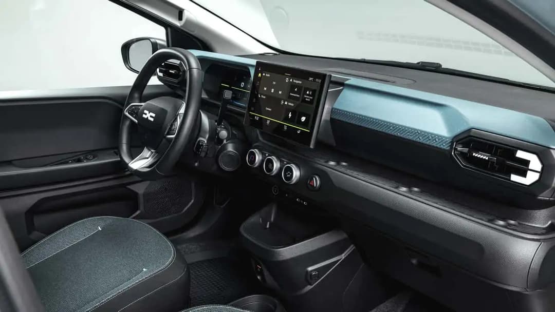 Interior do Dacia Spring