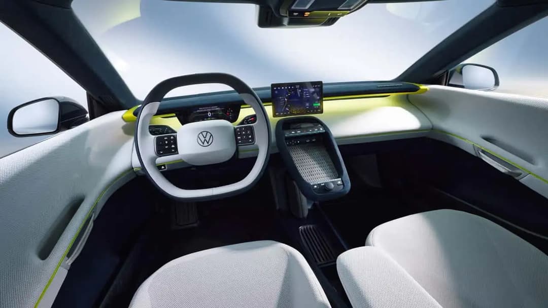Carro elétrico eficiente da Volkswagen